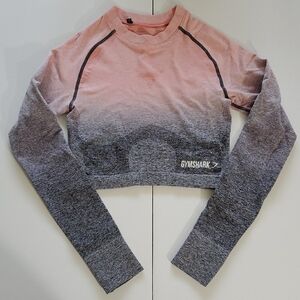 Gymshark Seamless Ombre Long Sleeve Crop S
